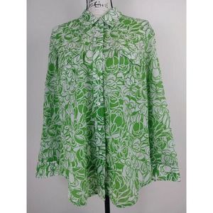 Liz Claiborne Women's top shirt Green